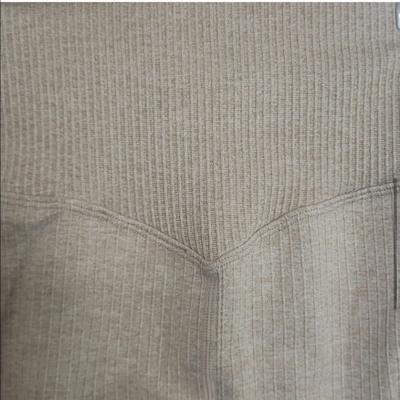 Ethos Ribbed Oatmeal Leggings - Picture 4 of 5